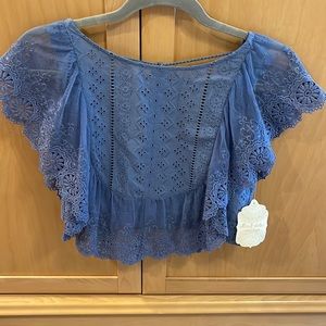Altar’d State periwinkle blue top size small